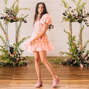 LoveshackFancy x Target Cecile Puff Sleeve Dress